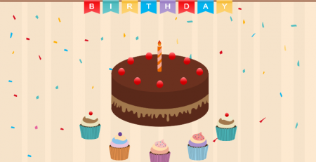 亿图生日贺卡