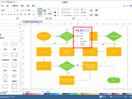 流程图怎么替换形状