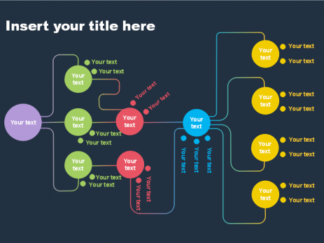 设计精美的流程图模板