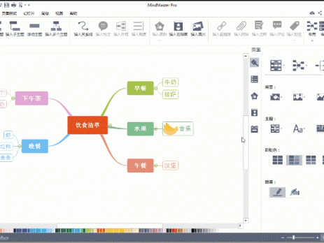 MindMaster剪切画呈现