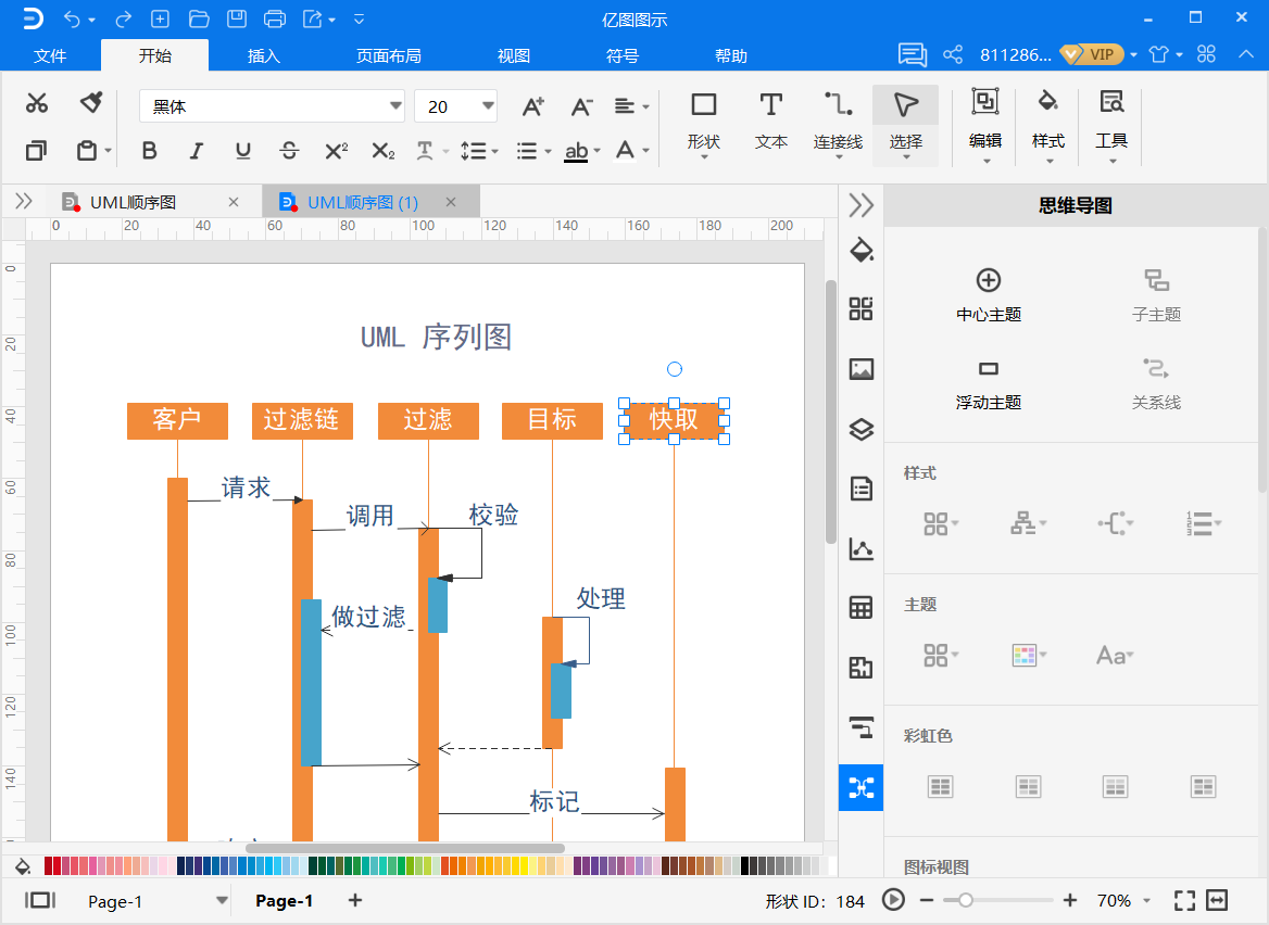 顺序图主题