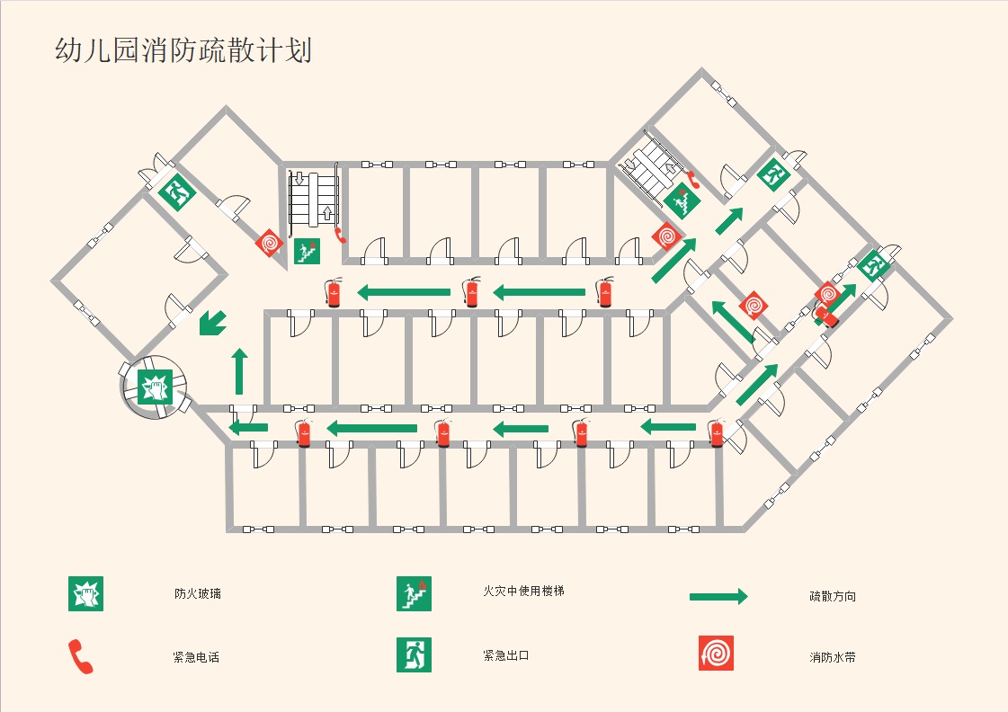 幼儿园消防疏散计划