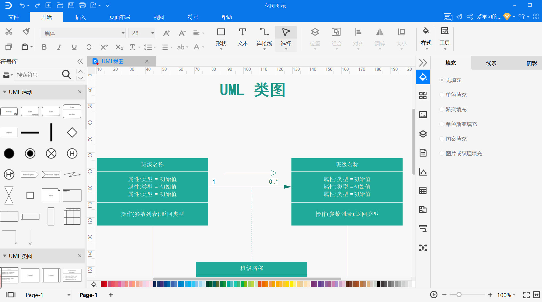 UML类图文本