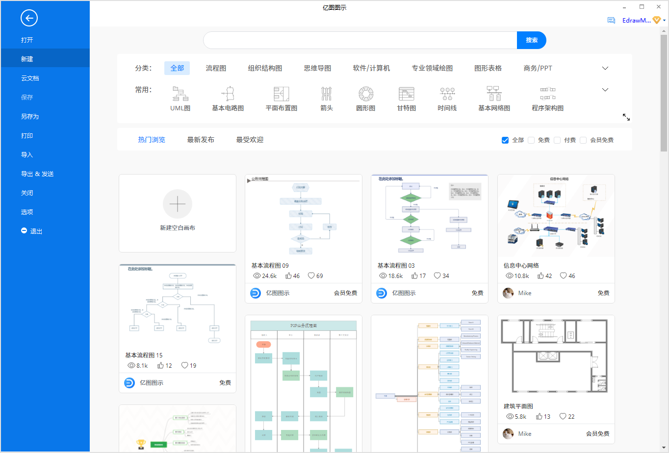 实体关系图模板