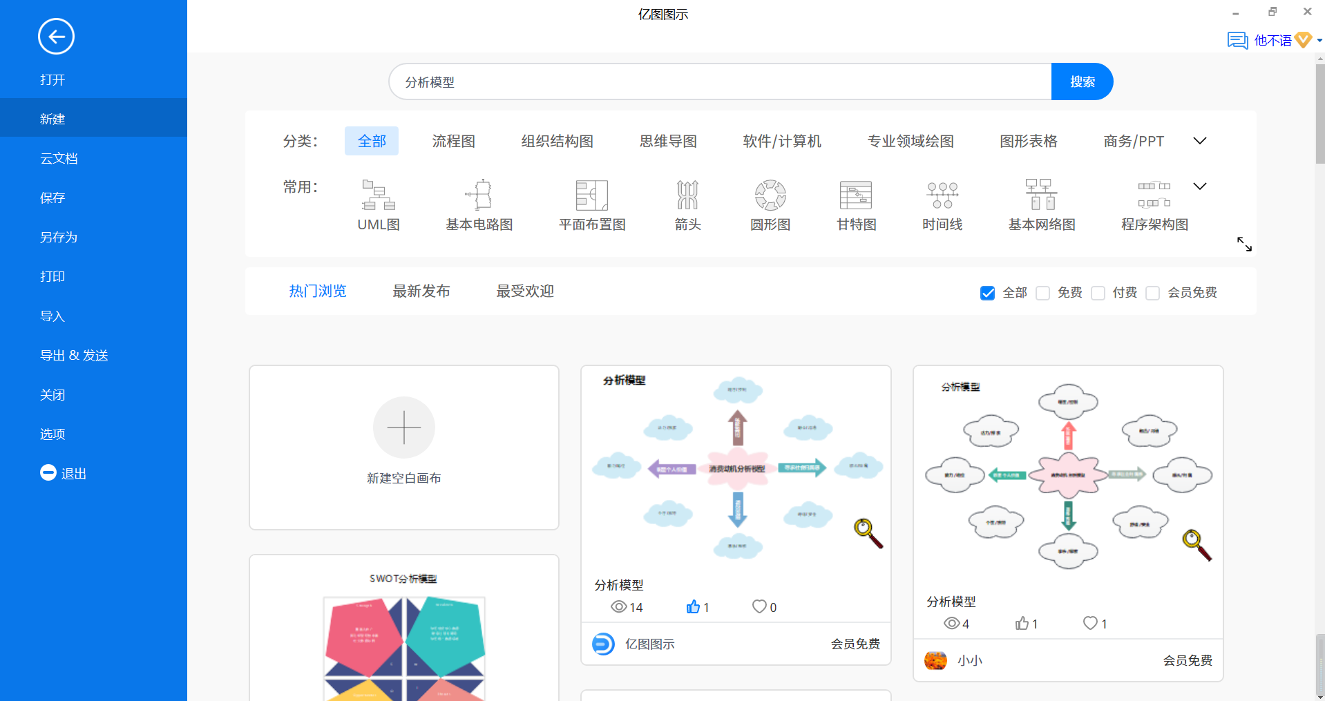 分析模型