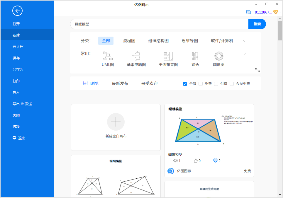 蝴蝶模型