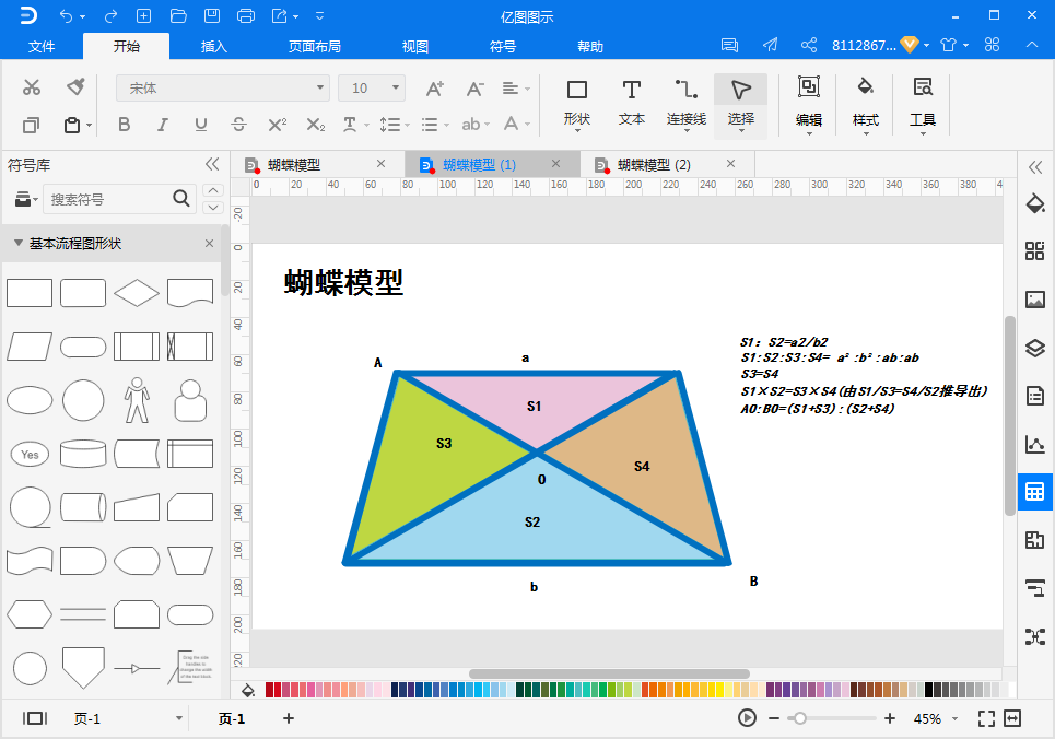 蝴蝶模型