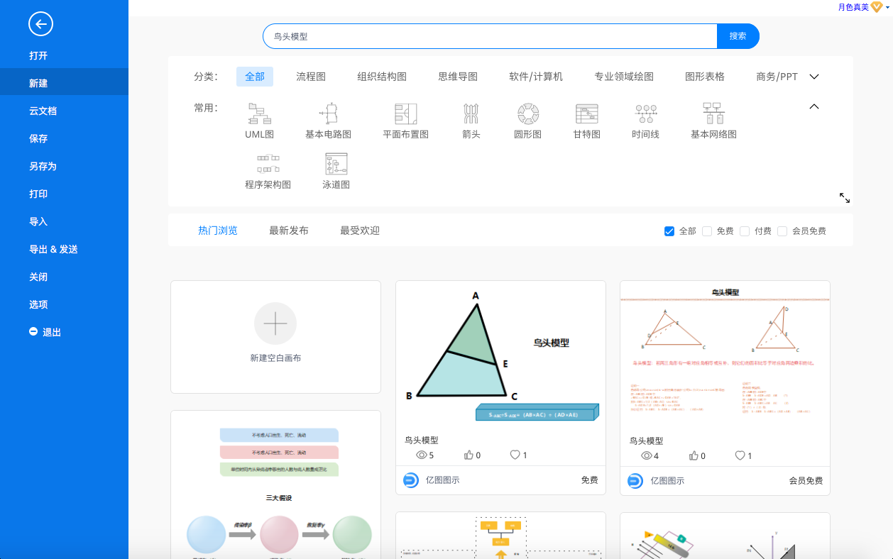 鸟头模型