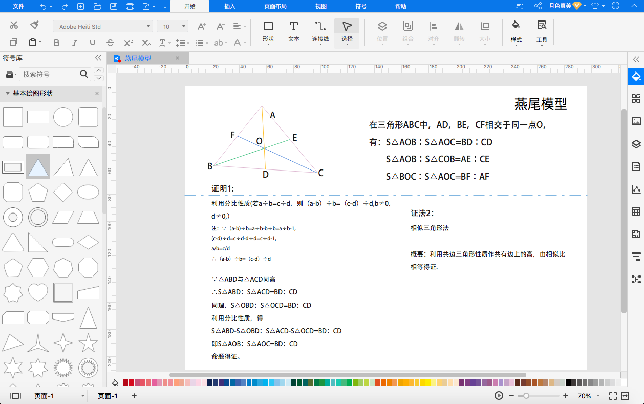 燕尾模型