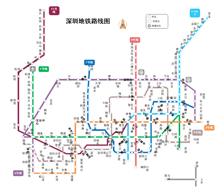 地铁线路图