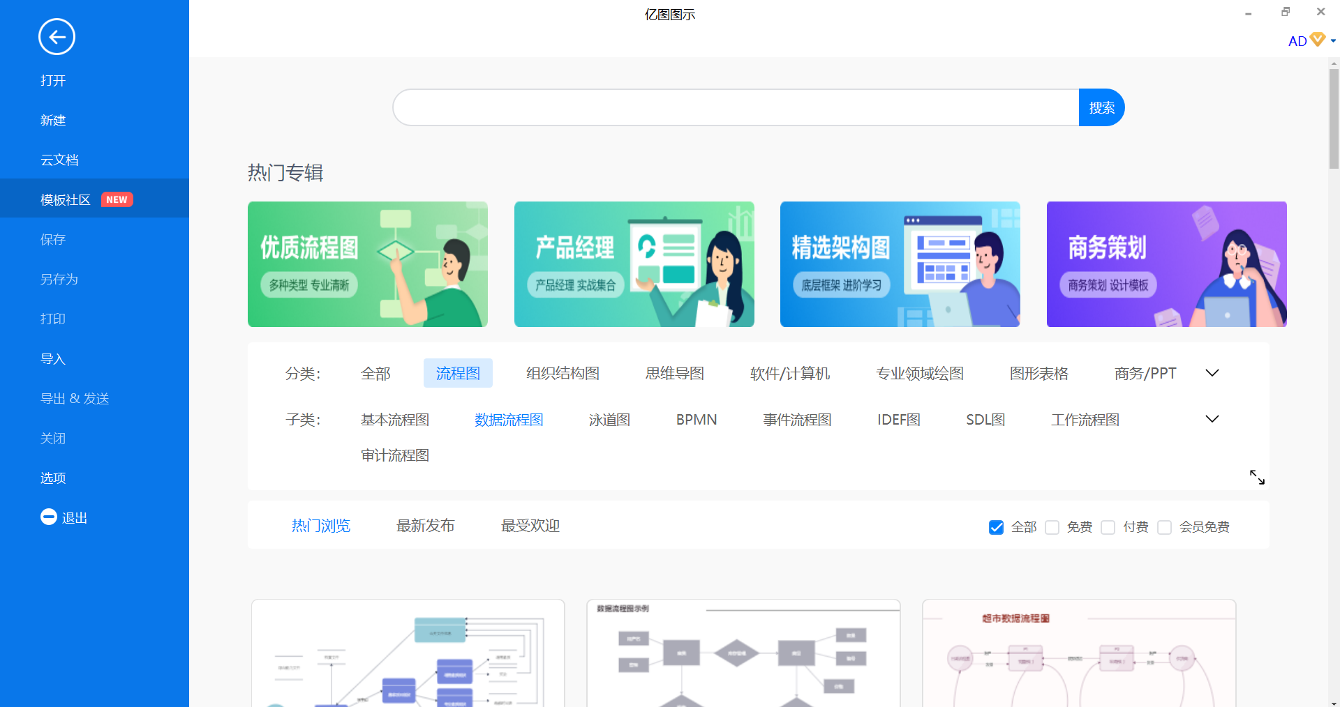 数据流程图