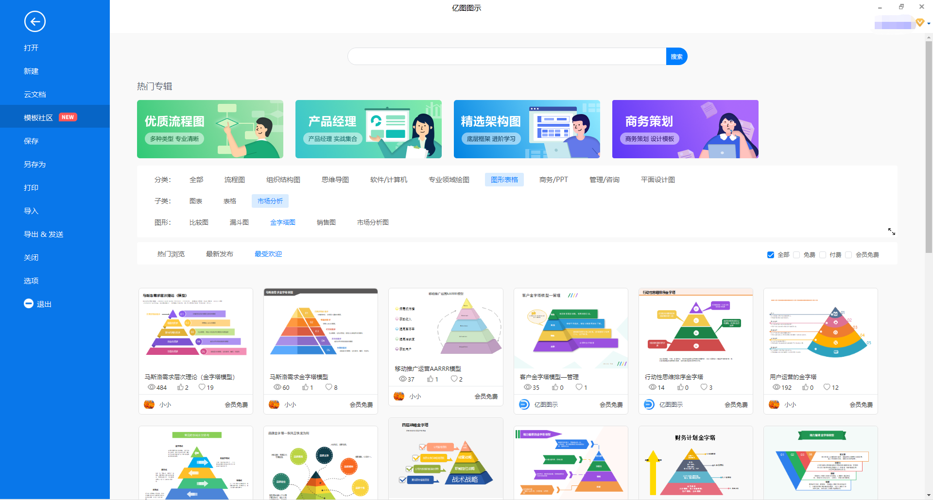 社会金字塔结构图