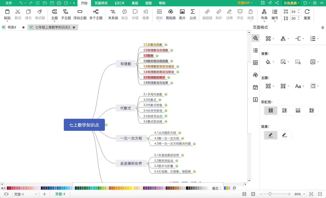 数学七年年级上册
